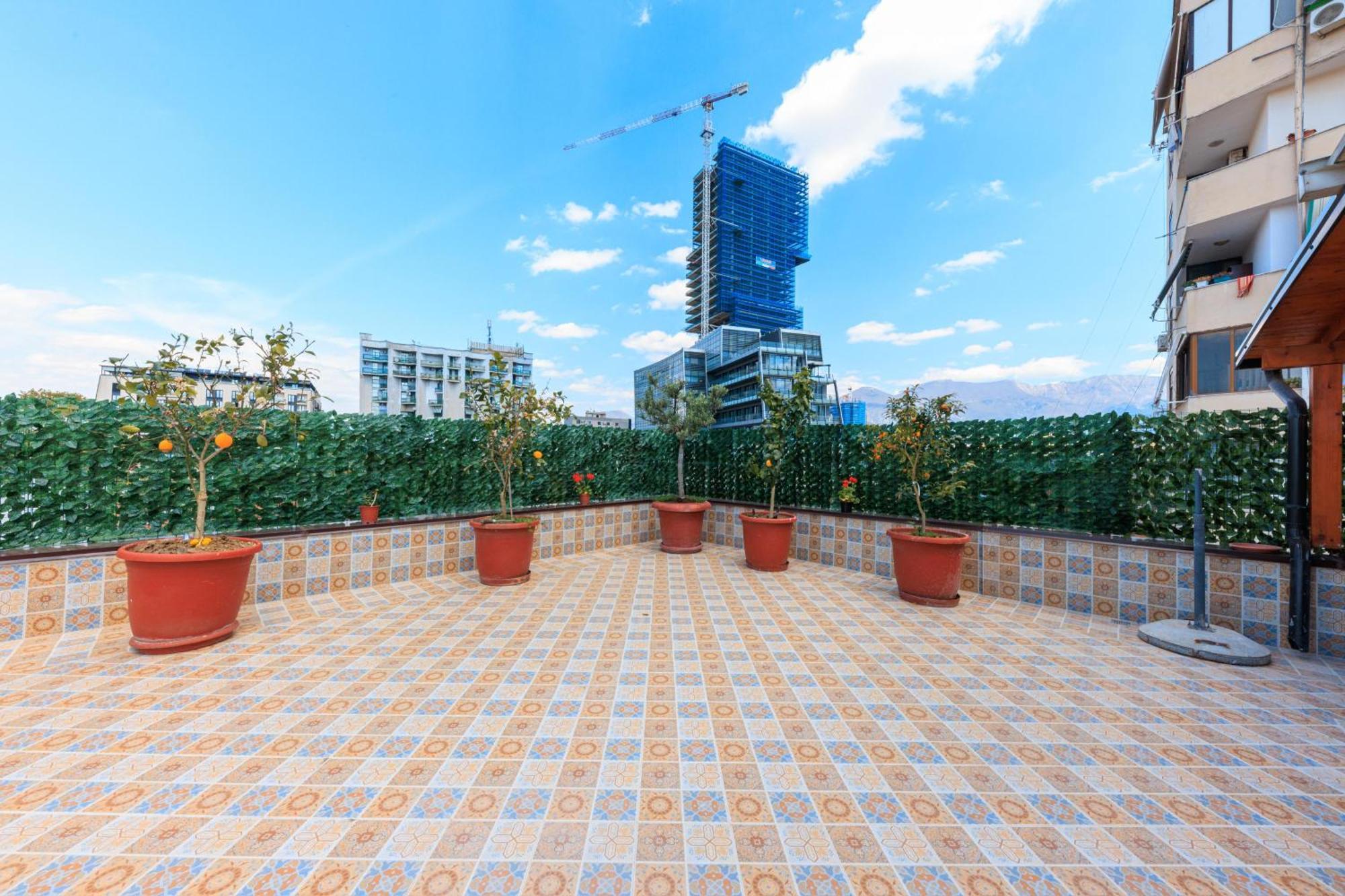 Syncron Centre Skyline Rooftop Tirana Apartments 외부 사진